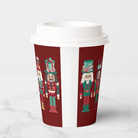 Weihnachtsdekoration Nutcrackers Pappbecher (Rechts)