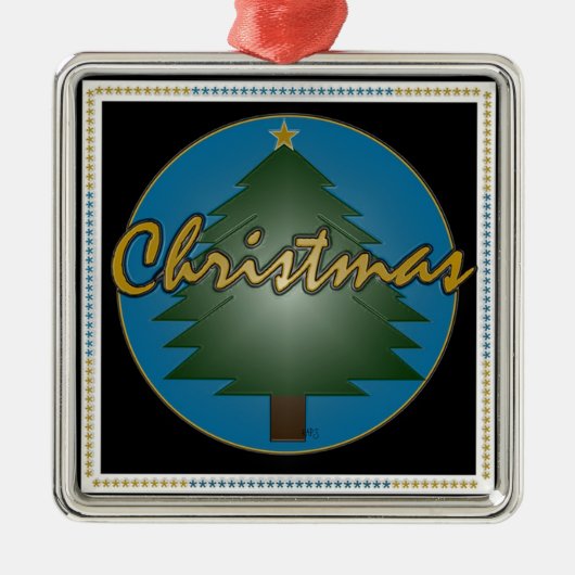 Weihnachtsdekoration Ornament Aus Metall (Vorne)