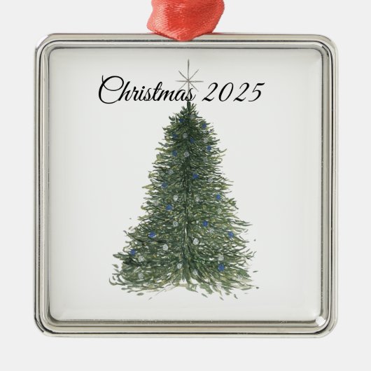Weihnachtsdekoration Ornament Aus Metall (Vorne)