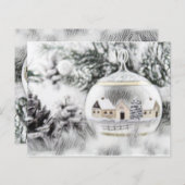 Weihnachtsdekoration Ornamente Wasserfarben (Vorne/Hinten)