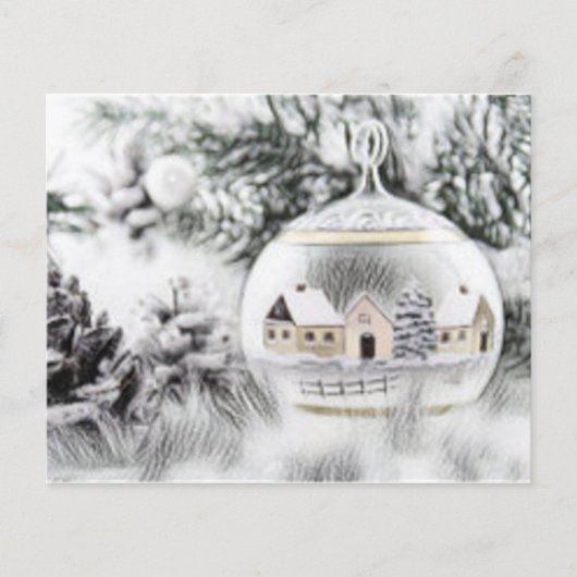 Weihnachtsdekoration Ornamente Wasserfarben (Vorderseite)