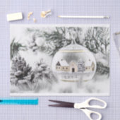 Weihnachtsdekoration Ornamente Wasserfarben Seidenpapier (Handwerk)