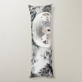 Weihnachtsdekoration Ornamente Wasserfarben Seitenschläferkissen (Rückseite (Vertikal))