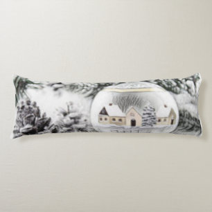 Weihnachtsdekoration Ornamente Wasserfarben Seitenschläferkissen