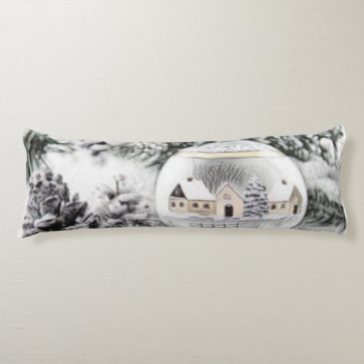 Weihnachtsdekoration Ornamente Wasserfarben Seitenschläferkissen (Vorderseite)