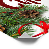 Weihnachtsdekoration Poster (Ecke)