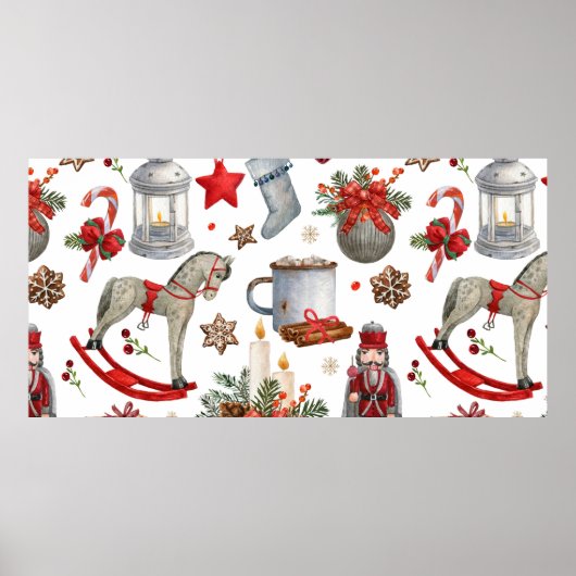 Weihnachtsdekoration Poster (Vorne)