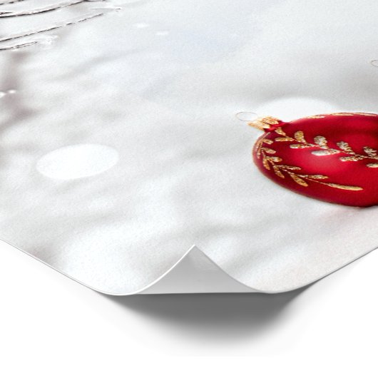 Weihnachtsdekoration Poster (Ecke)