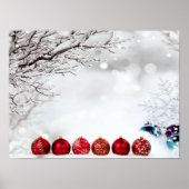 Weihnachtsdekoration Poster (Vorne)