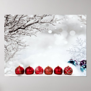 Weihnachtsdekoration Poster
