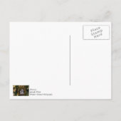 Weihnachtsdekoration Postkarte (Rückseite)
