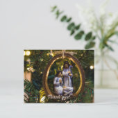 Weihnachtsdekoration Postkarte (Stehend Vorderseite)