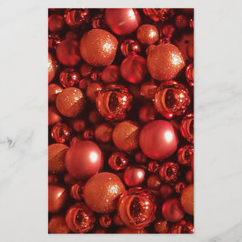 Weihnachtsdekoration Red Baubles