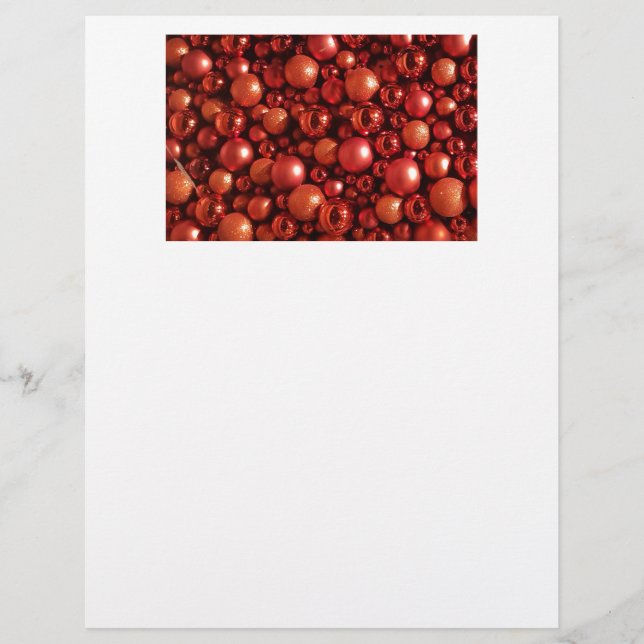 Weihnachtsdekoration Red Baubles (Vorderseite)