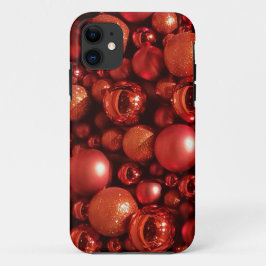 Weihnachtsdekoration Red Baubles Case-Mate iPhone Hülle