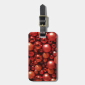 Weihnachtsdekoration Red Baubles Gepäckanhänger (Vorderseite vertikal)