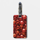 Weihnachtsdekoration Red Baubles Gepäckanhänger (Rückseite vertikal)