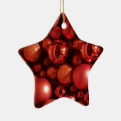 Weihnachtsdekoration Red Baubles Keramik Ornament (Rechts)