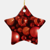 Weihnachtsdekoration Red Baubles Keramik Ornament (Vorne)