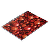 Weihnachtsdekoration Red Baubles Notizblock (Linke Seite)
