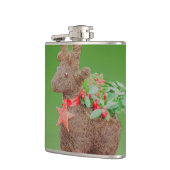 Weihnachtsdekoration Rentier Flachmann (Links)