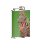 Weihnachtsdekoration Rentier Flachmann (Rechts)