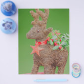 Weihnachtsdekoration Rentier Flyer (Einzeln)