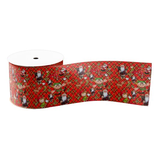 Weihnachtsdekoration Ripsband (Spule)