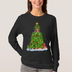 Weihnachtsdekoration Santa Australian Shepherd Hun T-Shirt