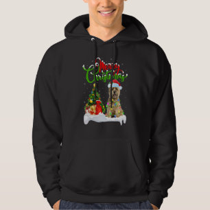 Weihnachtsdekoration Santa Cairn Terrier Hund Weih Hoodie
