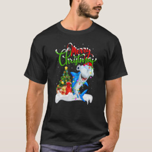 Weihnachtsdekoration Santa Hammerhai Weihnachten T-Shirt