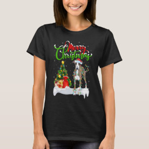 Weihnachtsdekoration Santa Italienisches Windspiel T-Shirt