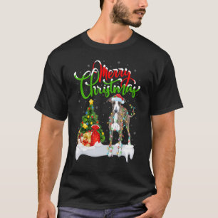 Weihnachtsdekoration Santa Italienisches Windspiel T-Shirt