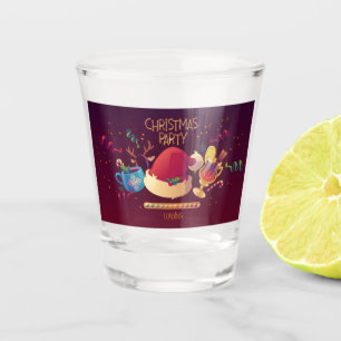 Weihnachtsdekoration Schnapsglas