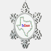 Weihnachtsdekoration Schneeflocken Zinn-Ornament (Rechts)