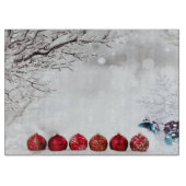 Weihnachtsdekoration Schneidebrett (Vorderseite)