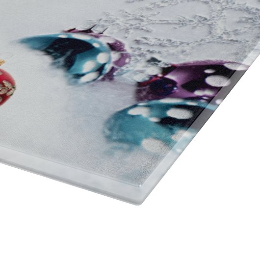 Weihnachtsdekoration Schneidebrett (Ecke)