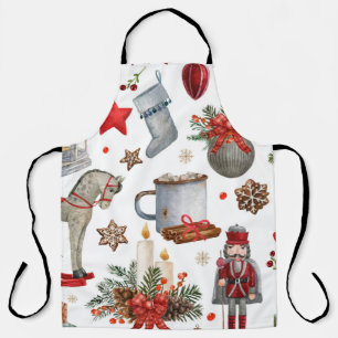 Weihnachtsdekoration Schürze