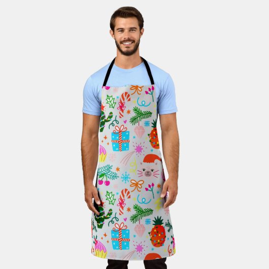 Weihnachtsdekoration Schürze (Getragen)