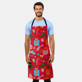 Weihnachtsdekoration Schürze (Getragen)