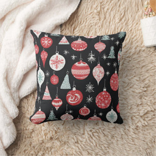 Weihnachtsdekoration Schwarz Kissen