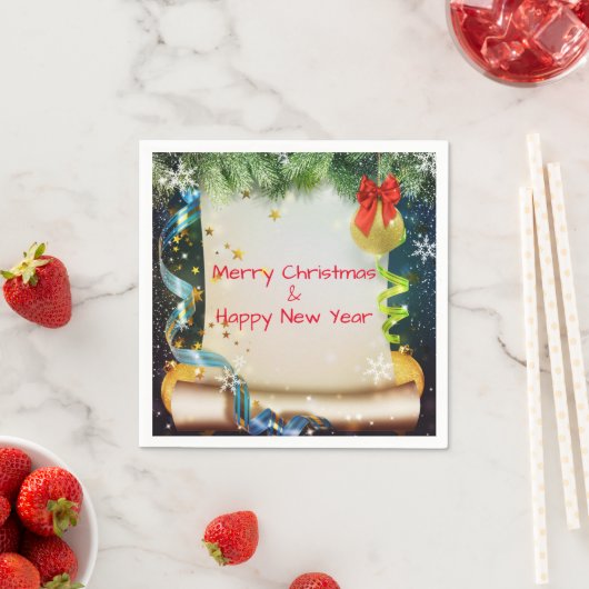 Weihnachtsdekoration Serviette (Beispiel)