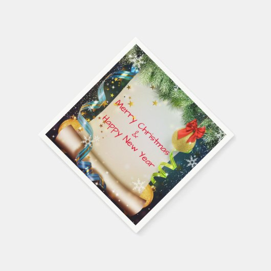 Weihnachtsdekoration Serviette (Ecke)