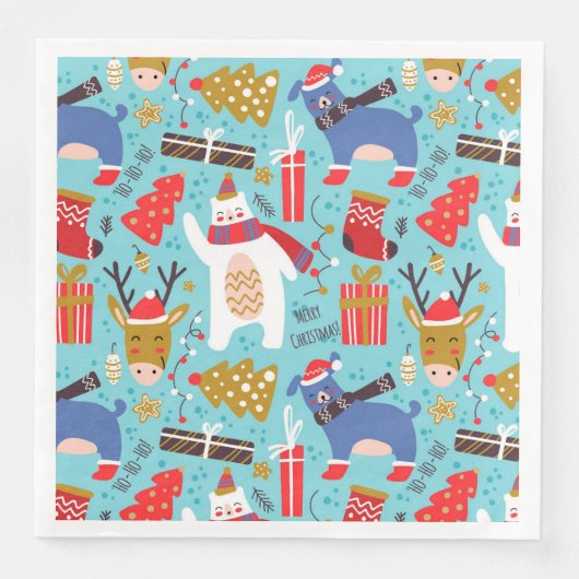 Weihnachtsdekoration Serviette (Vorderseite)