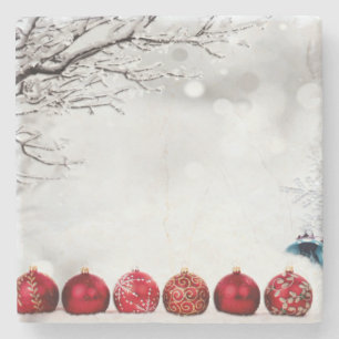 Weihnachtsdekoration Steinuntersetzer