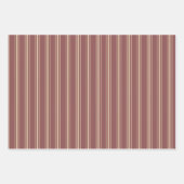 Weihnachtsdekoration Streifen Wrapping Paper Set Geschenkpapier Set (Vorderseite 3)