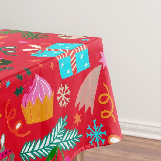 Weihnachtsdekoration Tischdecke (Beispiel)