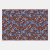 Weihnachtsdekoration Verziert Urlaub Geschenkpapier Set (Vorderseite 3)