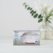 Weihnachtsdekoration Visitenkarte (Stehend Vorderseite)