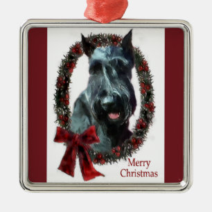 Weihnachtsdekoration von Giant Schnauzer Ornament Aus Metall